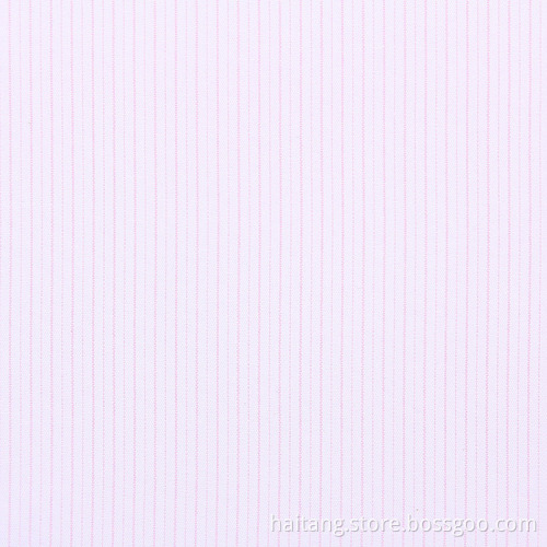 Strip Polyester fabric Anti-wrinkle Shirt Textile Elegant